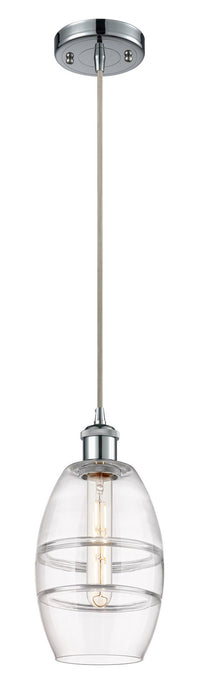 Innovations 516-1P-PC-G557-6CL One Light Mini Pendant, Polished Chrome