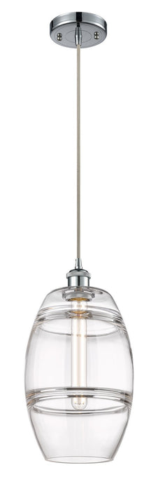 Innovations 516-1P-PC-G557-8CL One Light Mini Pendant, Polished Chrome