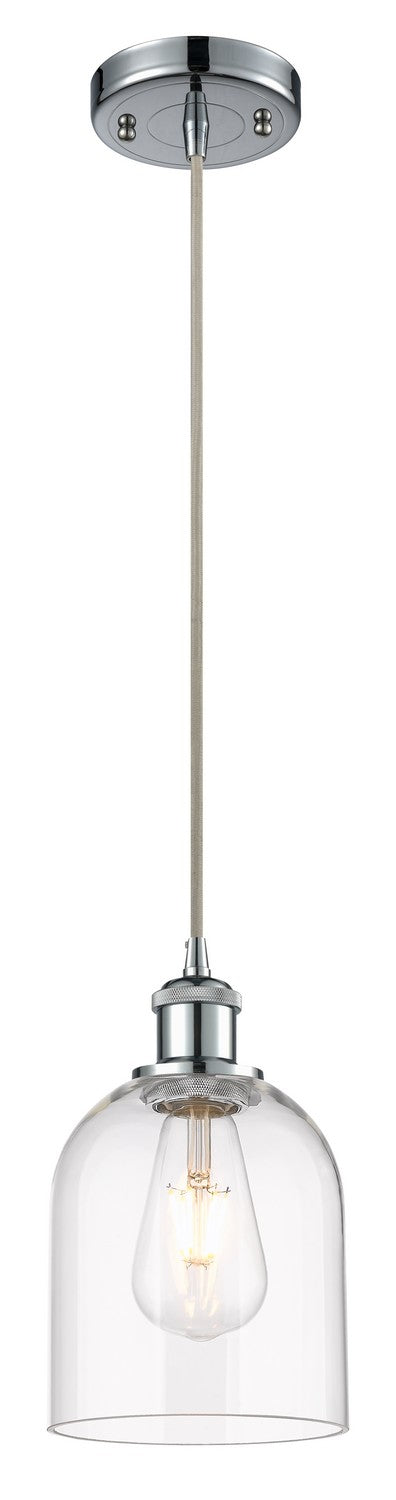 Innovations 516-1P-PC-G558-6CL One Light Mini Pendant, Polished Chrome