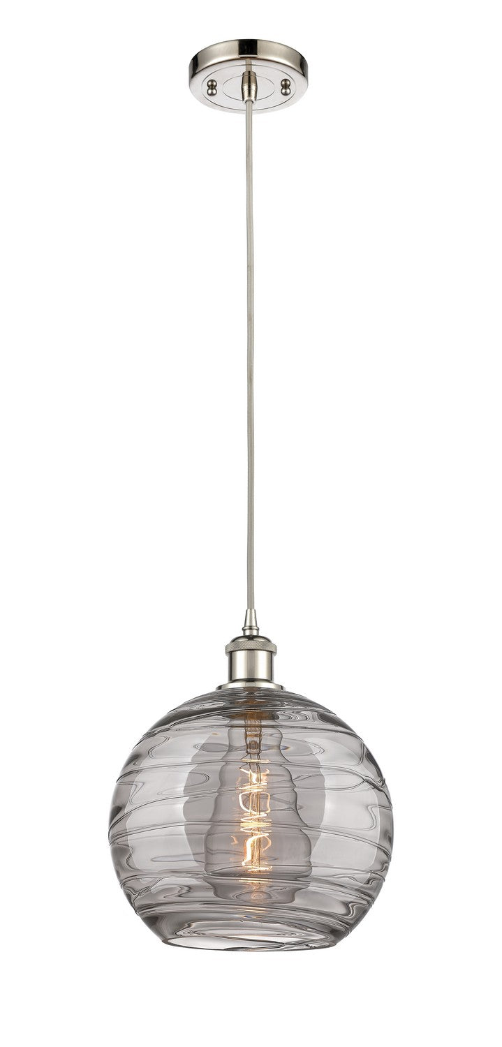 Innovations 516-1P-PN-G1213-10SM One Light Mini Pendant, Polished Nickel