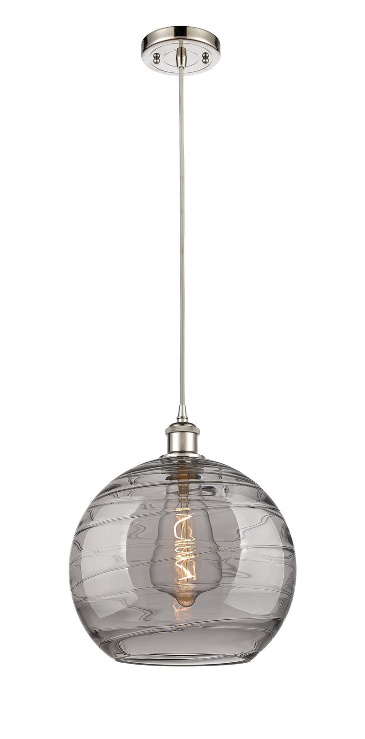Innovations 516-1P-PN-G1213-12SM One Light Mini Pendant, Polished Nickel