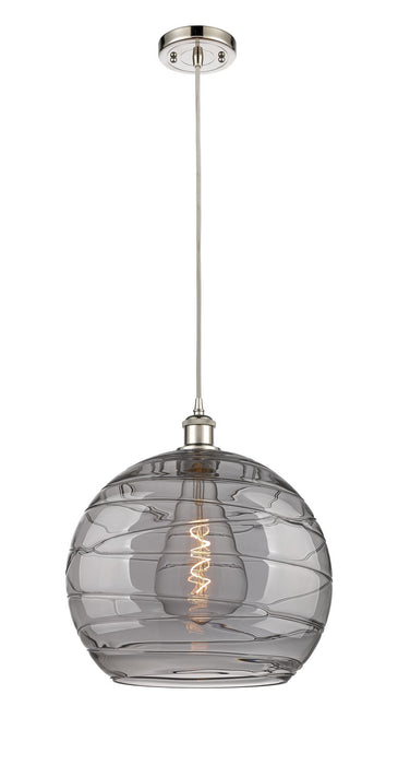 Innovations 516-1P-PN-G1213-14SM One Light Pendant, Polished Nickel