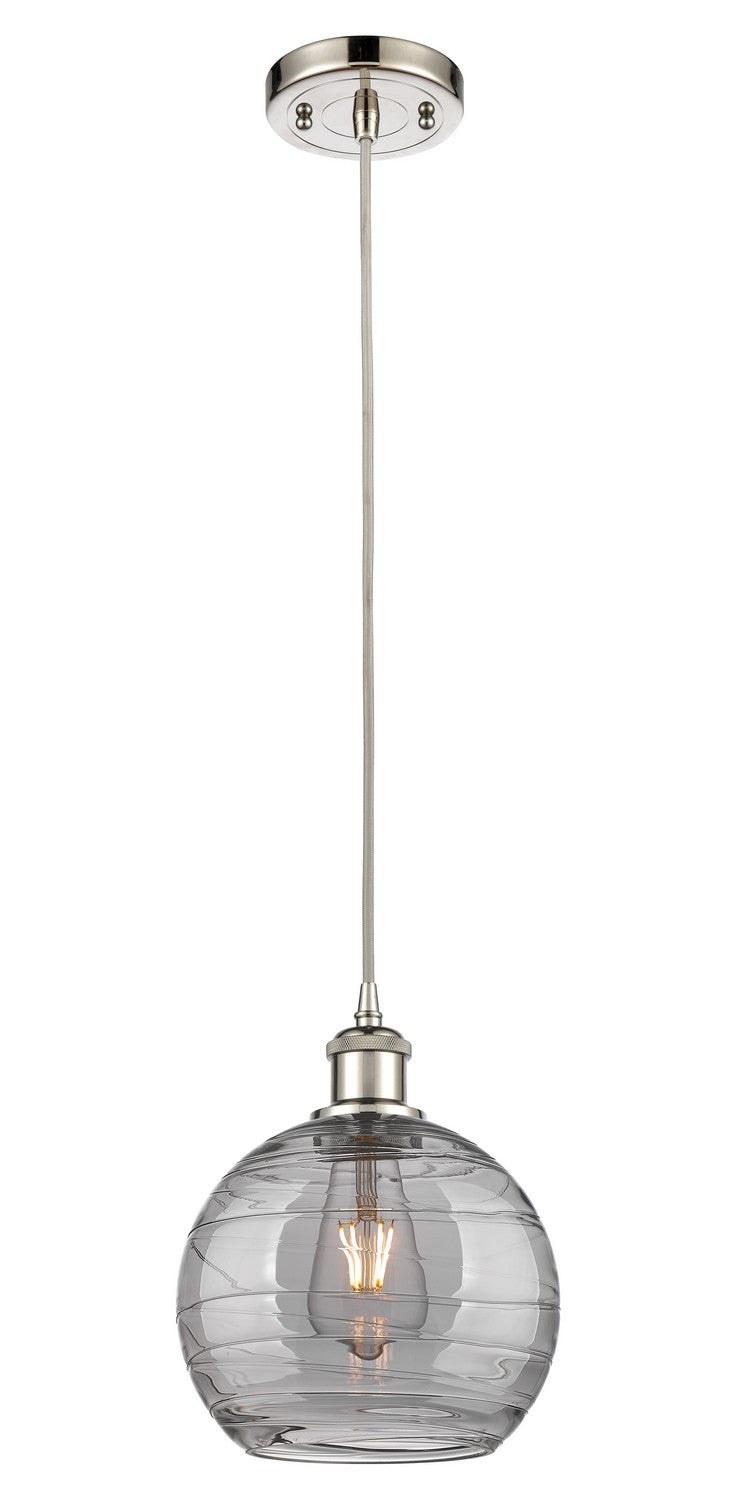 Innovations 516-1P-PN-G1213-8SM One Light Mini Pendant, Polished Nickel