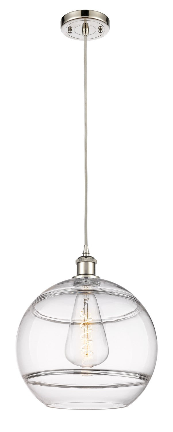 Innovations 516-1P-PN-G556-12CL One Light Mini Pendant, Polished Nickel