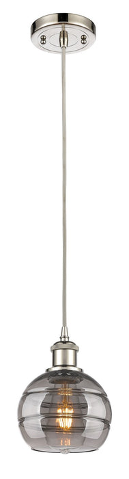 Innovations 516-1P-PN-G556-6SM One Light Mini Pendant, Polished Nickel