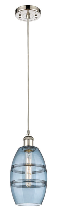 Innovations 516-1P-PN-G557-6BL One Light Mini Pendant, Polished Nickel