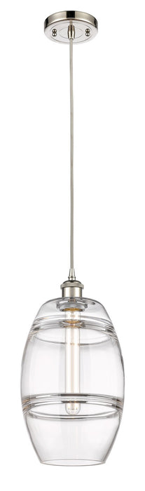 Innovations 516-1P-PN-G557-8CL One Light Mini Pendant, Polished Nickel