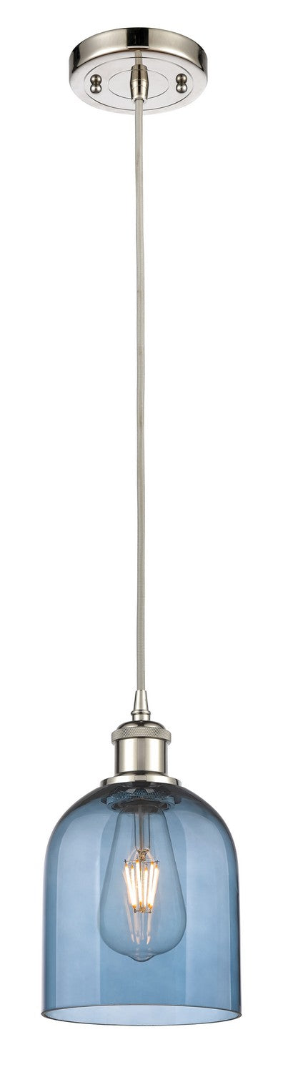 Innovations 516-1P-PN-G558-6BL One Light Mini Pendant, Polished Nickel