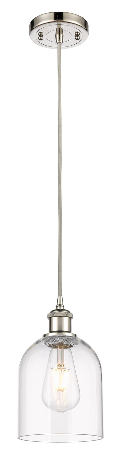 Innovations 516-1P-PN-G558-6CL One Light Mini Pendant, Polished Nickel