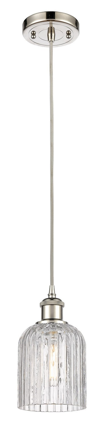 Innovations 516-1P-PN-G559-5CL One Light Mini Pendant, Polished Nickel