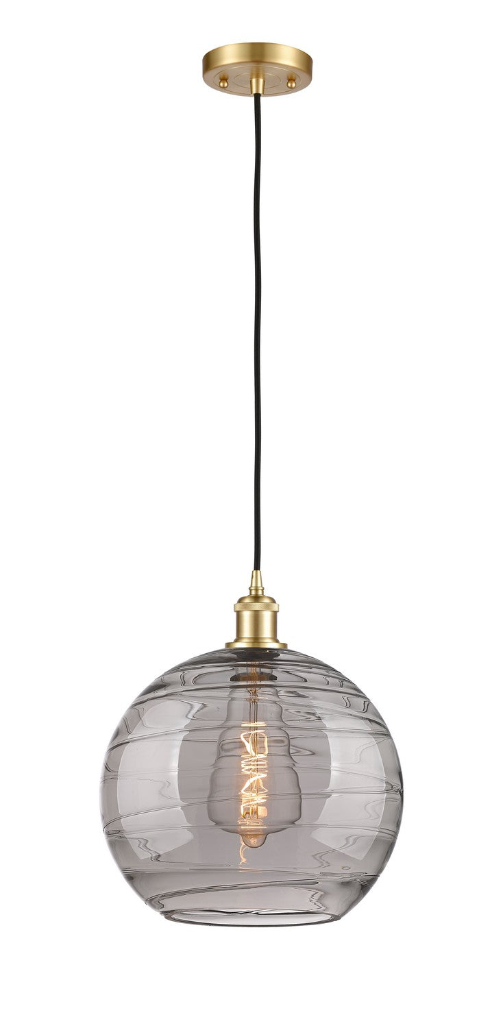 Innovations 516-1P-SG-G1213-12SM One Light Mini Pendant, Satin Gold