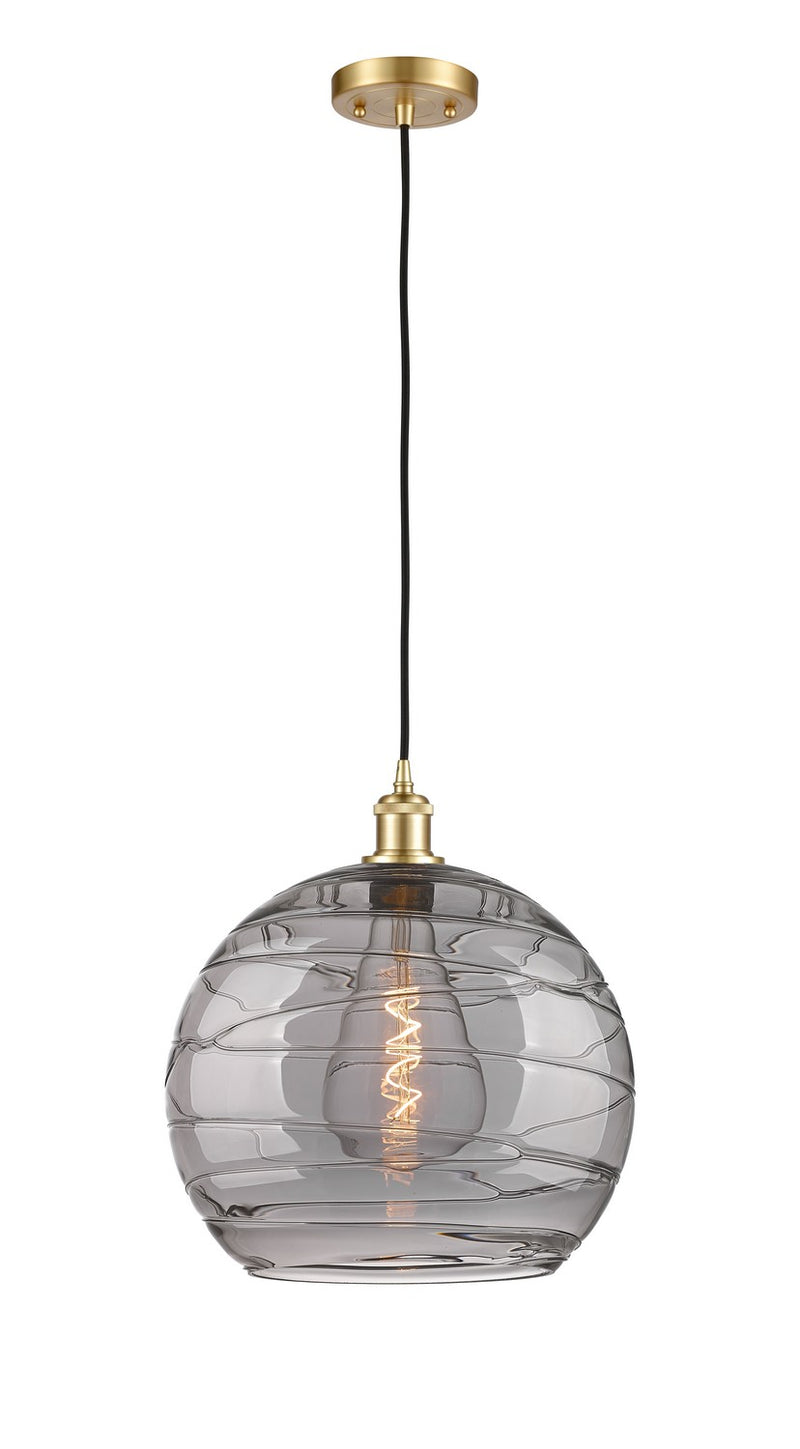 Innovations 516-1P-SG-G1213-14SM One Light Pendant, Satin Gold