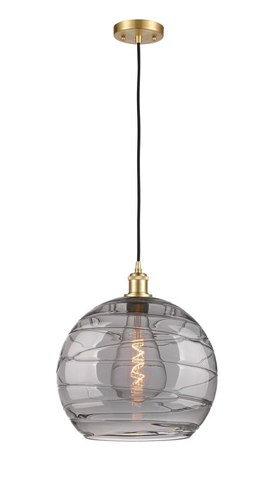 Innovations 516-1P-SG-G1213-14SM One Light Pendant, Satin Gold
