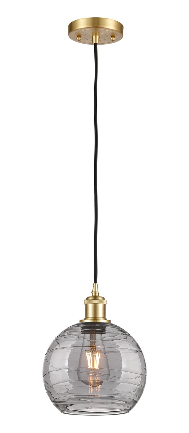 Innovations 516-1P-SG-G1213-8SM One Light Mini Pendant, Satin Gold