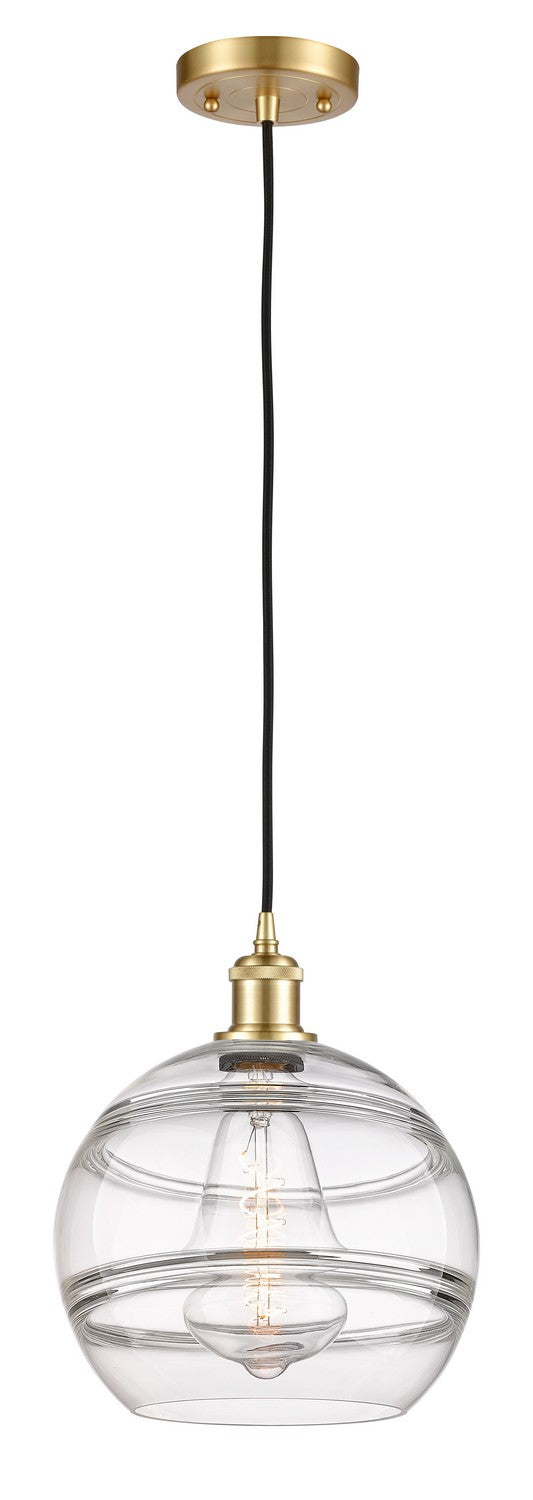 Innovations 516-1P-SG-G556-10CL One Light Mini Pendant, Satin Gold