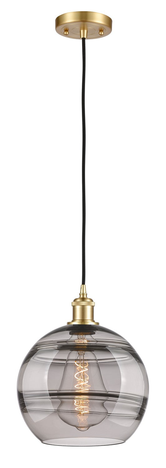 Innovations 516-1P-SG-G556-10SM One Light Mini Pendant, Satin Gold