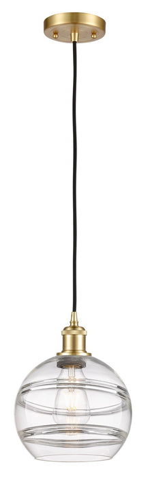 Innovations 516-1P-SG-G556-8CL One Light Mini Pendant, Satin Gold
