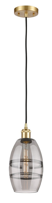 Innovations 516-1P-SG-G557-6SM One Light Mini Pendant, Satin Gold