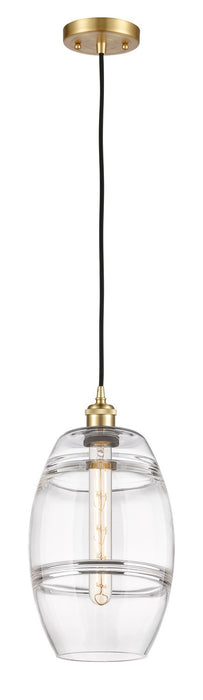 Innovations 516-1P-SG-G557-8CL One Light Mini Pendant, Satin Gold