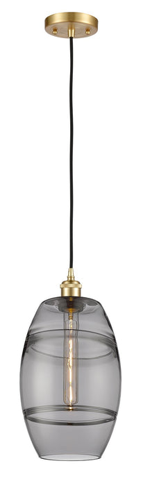 Innovations 516-1P-SG-G557-8SM One Light Mini Pendant, Satin Gold