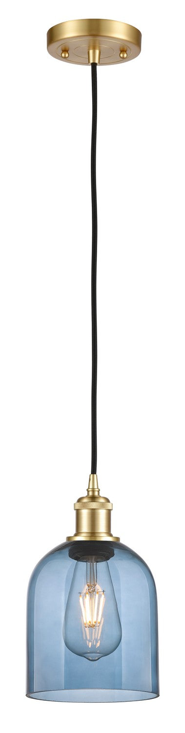 Innovations 516-1P-SG-G558-6BL One Light Mini Pendant, Satin Gold