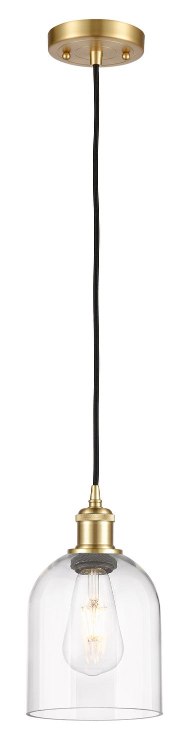 Innovations 516-1P-SG-G558-6CL One Light Mini Pendant, Satin Gold