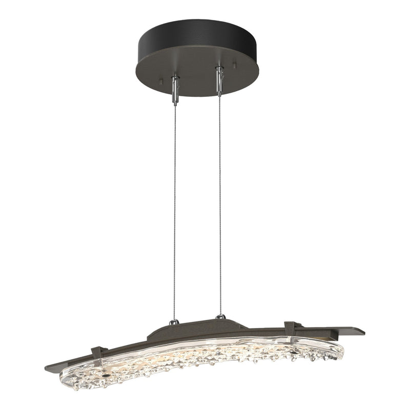 Hubbardton Forge 137585-LED-STND-07-ZM0747 LED Pendant, Dark Smoke