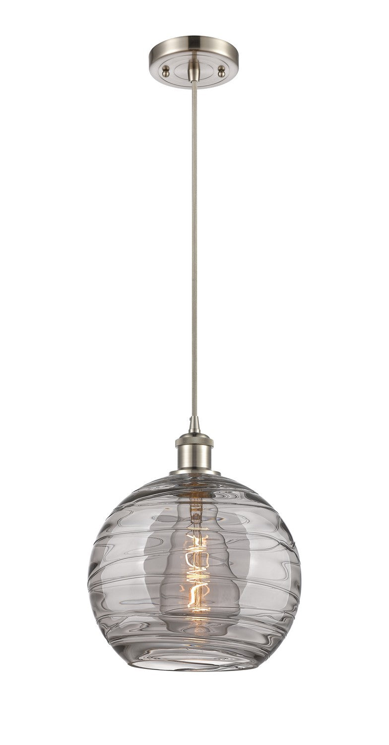 Innovations 516-1P-SN-G1213-10SM One Light Mini Pendant, Brushed Satin Nickel