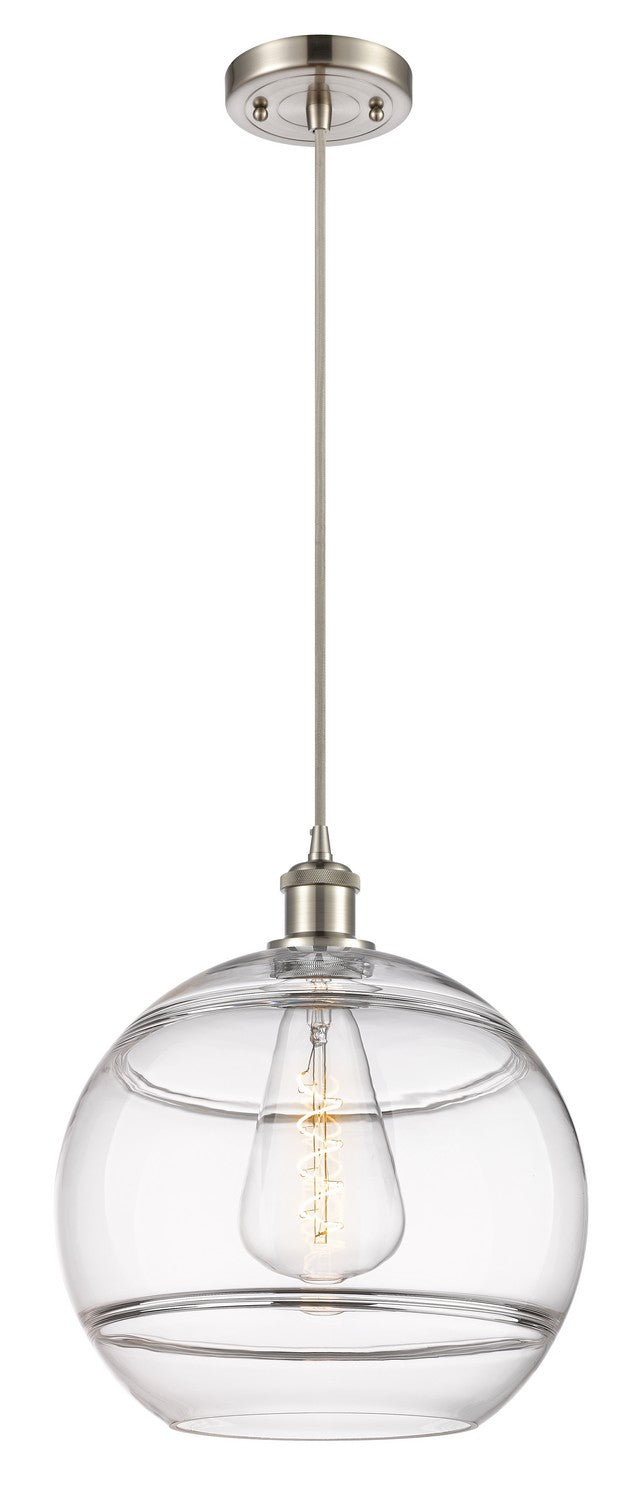 Innovations 516-1P-SN-G556-12CL One Light Mini Pendant, Brushed Satin Nickel