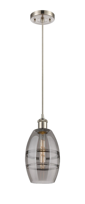 Innovations 516-1P-SN-G557-6SM One Light Mini Pendant, Brushed Satin Nickel