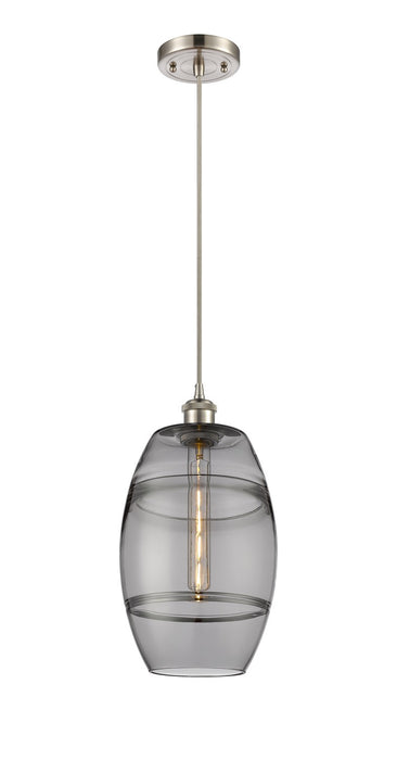 Innovations 516-1P-SN-G557-8SM One Light Mini Pendant, Brushed Satin Nickel
