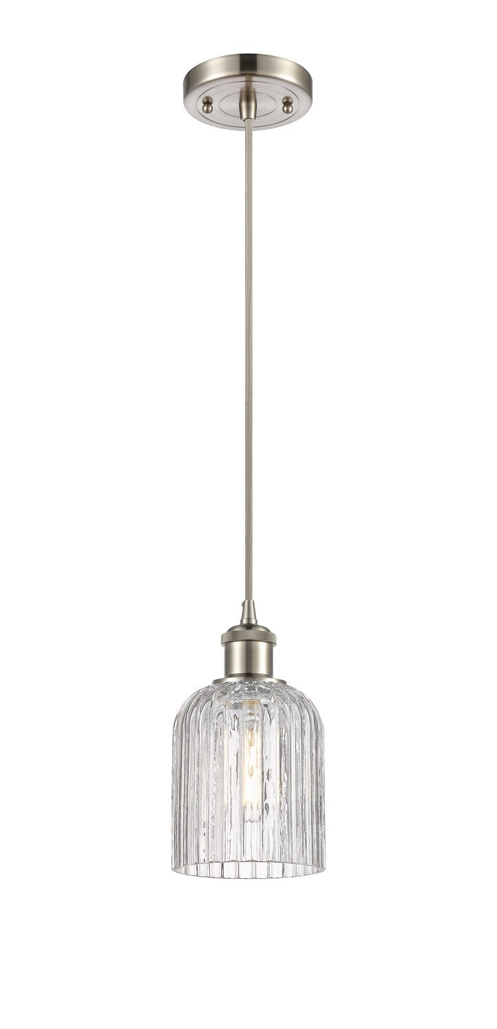 Innovations 516-1P-SN-G559-5CL One Light Mini Pendant, Brushed Satin Nickel