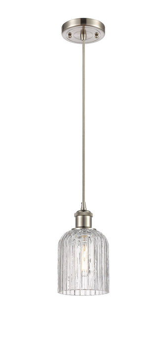 Innovations 516-1P-SN-G559-5CL One Light Mini Pendant, Brushed Satin Nickel
