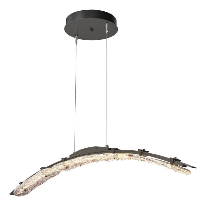 Hubbardton Forge 137586-LED-STND-07-ZM0749 LED Pendant, Dark Smoke