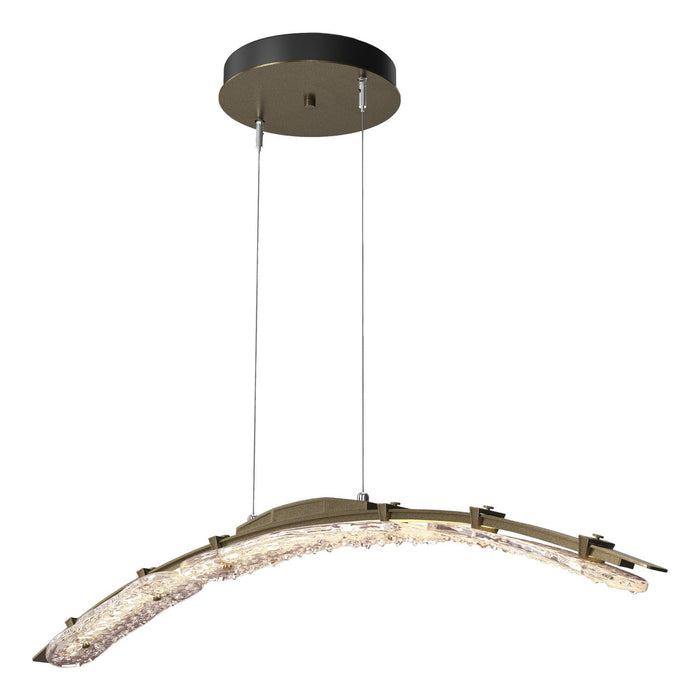 Hubbardton Forge 137586-LED-STND-84-ZM0749 LED Pendant, Soft Gold