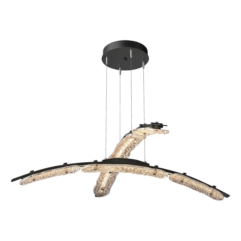 Hubbardton Forge 137587-LED-STND-10-ZM0749 LED Pendant, Black