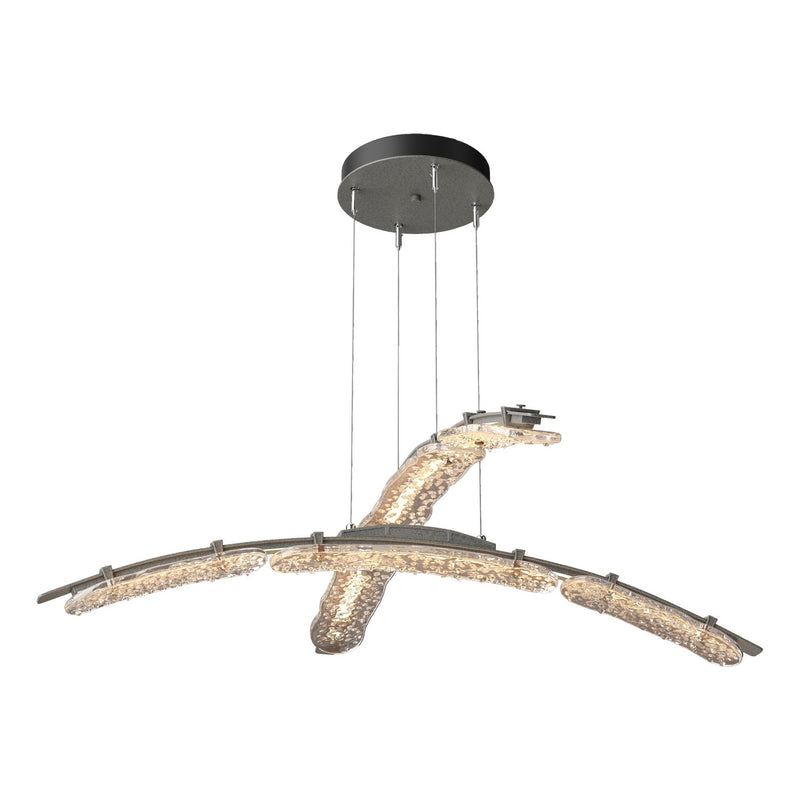 Hubbardton Forge 137587-LED-STND-20-ZM0749 LED Pendant, Natural Iron