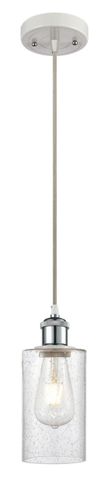 Innovations 516-1P-WPC-G804 One Light Mini Pendant, White Polished Chrome