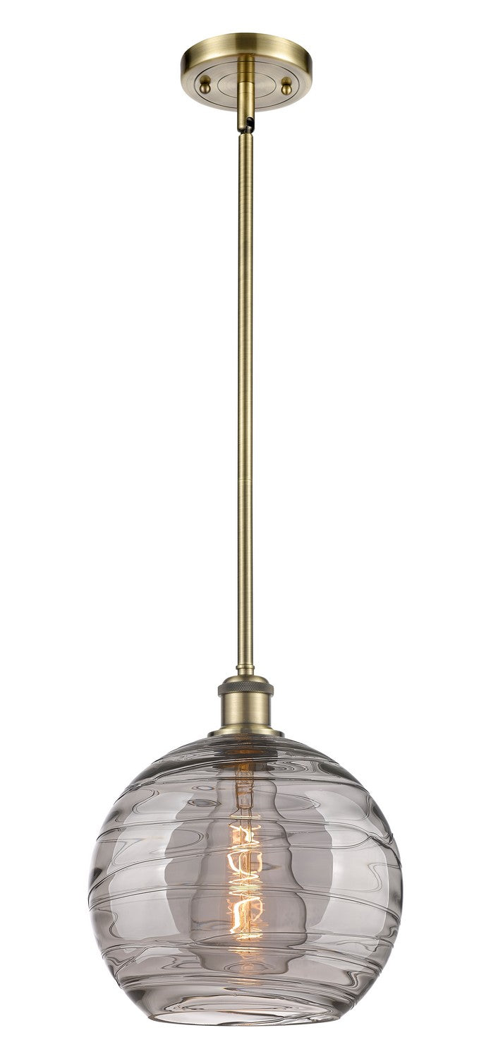 Innovations 516-1S-AB-G1213-10SM One Light Mini Pendant, Antique Brass