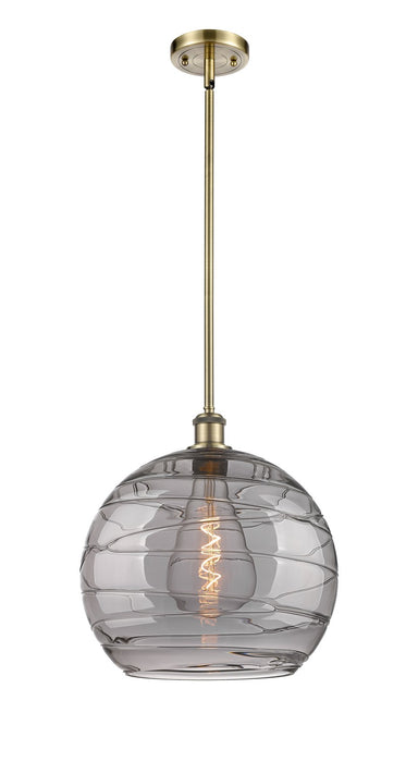 Innovations 516-1S-AB-G1213-14SM One Light Pendant, Antique Brass