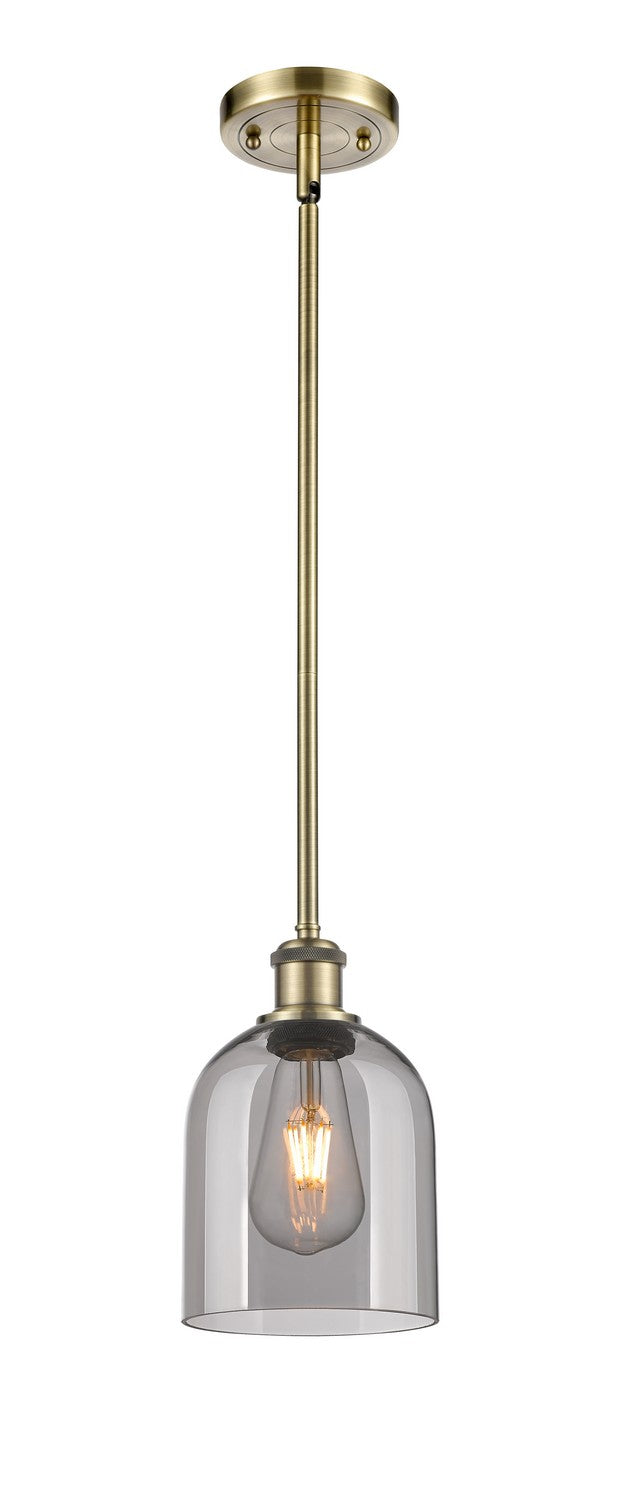 Innovations 516-1S-AB-G558-6SM One Light Mini Pendant, Antique Brass
