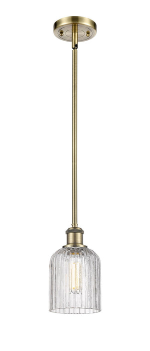 Innovations 516-1S-AB-G559-5CL One Light Mini Pendant, Antique Brass