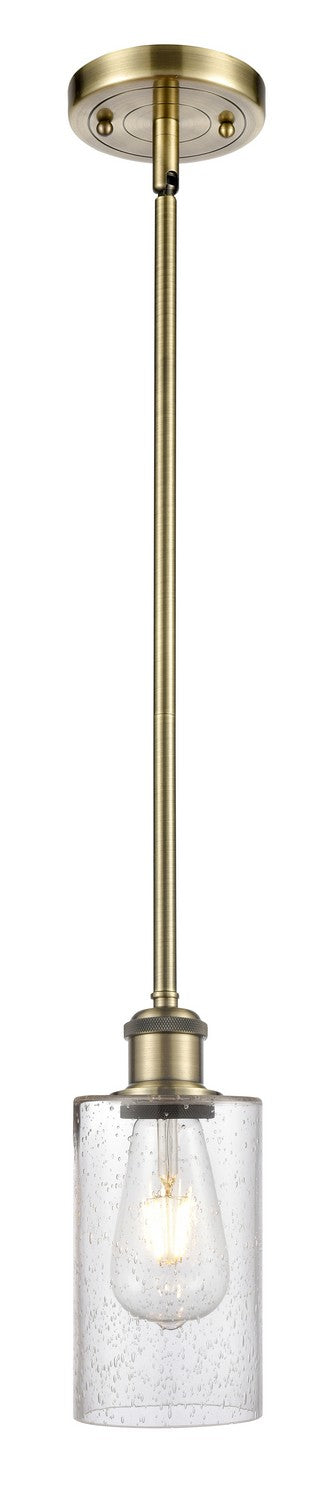 Innovations 516-1S-AB-G804 One Light Mini Pendant, Antique Brass