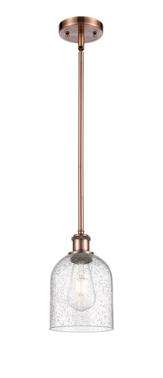 Innovations 516-1S-AC-G558-6SDY One Light Mini Pendant, Antique Copper
