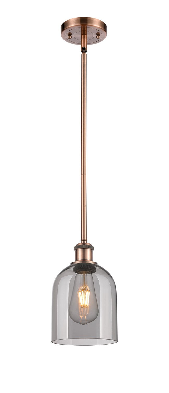 Innovations 516-1S-AC-G558-6SM One Light Mini Pendant, Antique Copper