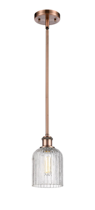 Innovations 516-1S-AC-G559-5CL One Light Mini Pendant, Antique Copper