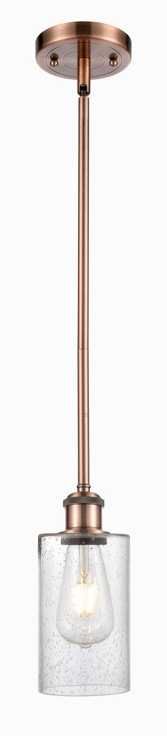 Innovations 516-1S-AC-G804 One Light Mini Pendant, Antique Copper