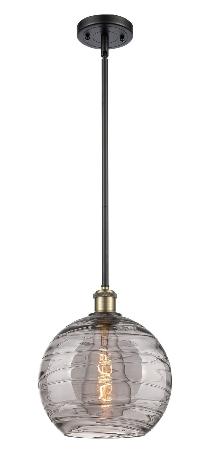 Innovations 516-1S-BAB-G1213-10SM One Light Mini Pendant, Black Antique Brass