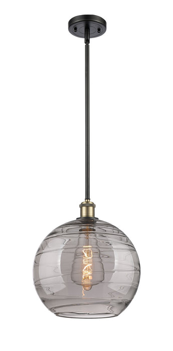 Innovations 516-1S-BAB-G1213-12SM One Light Mini Pendant, Black Antique Brass
