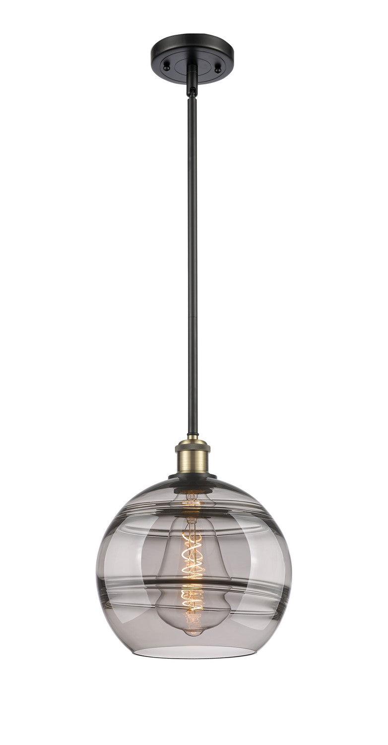 Innovations 516-1S-BAB-G556-10SM One Light Mini Pendant, Black Antique Brass